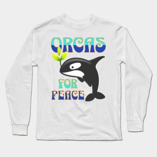 Orcas for Peace Long Sleeve T-Shirt